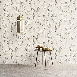 Galerie Wallcoverings Product Code 11501 - Elegance Wallpaper Collection -  Leaf Impression Design