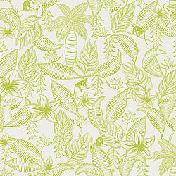 Galerie Wallcoverings Product Code 12700 - Ted Baker Fantasia Wallpaper Collection - White Green Colours - Monflo Design