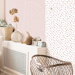 Galerie Wallcoverings Product Code 14848 - Little Explorers 2 Wallpaper Collection - Pink Colours - Our Two Tone Gingham wallpaper takes this traditional pattern to a modern place with its muted colourways. Give your cute nursery, bedroom, kitsch kitchen or cosy living room a wallpaper update with this contemporary take on classic gingham. Two Tone Gingham is a repeat pattern wallpaper, meaning you can place it on a single feature wall, or continue it across as many walls as you like. Whether you wrap your space up in playful gingham or keep it to a small pop of pattern is up to you! Design