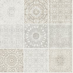 Galerie Wallcoverings Product Code 21031 - Skagen Wallpaper Collection - Beige Colours - Funky Tiles Design