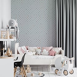 Galerie Wallcoverings Product Code 26815 - Great Kids Wallpaper Collection -  Coloured Hearts Design