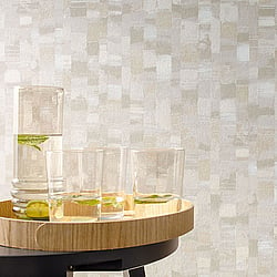 Galerie Wallcoverings Product Code 30818 - Montego Wallpaper Collection - Cream Beige Colours - Block Print Design