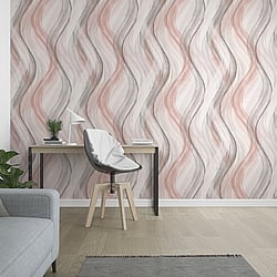 Galerie Wallcoverings Product Code 32443 - The New Design Book Wallpaper Collection - Rose,Greige Colours - Graphic Design