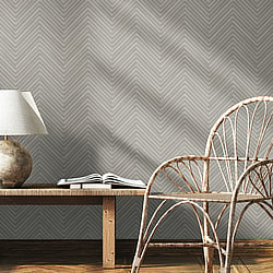 Galerie Wallcoverings Product Code 33374 - The Woods And Wicker Wallpaper Collection - Grey Colours - Wood optics Design