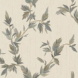 Galerie Wallcoverings Product Code 35915 - Ornamenta Wallpaper Collection - Beige Green Colours - Thin Leaf Design
