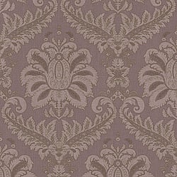 Galerie Wallcoverings Product Code 35928 - Ornamenta Wallpaper Collection - Purple Gold Colours - Traditional Damask Design