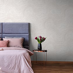 Galerie Wallcoverings Product Code 45756 - The Bricks And More Wallpaper Collection - Grey Colours - Marble optic Design