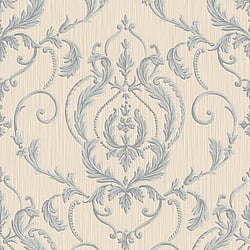 Galerie Wallcoverings Product Code 47514 - Ornamenta 2 Wallpaper Collection - Blue Colours - Ornamenta Damask Design