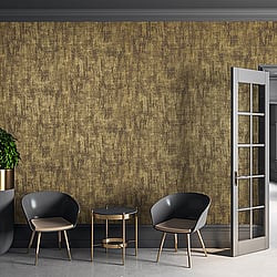 Galerie Wallcoverings Product Code 64625 - Universe Wallpaper Collection - Brown Bronze Gold Colours - Merkur Umber Brown Design