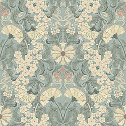 Galerie Wallcoverings Product Code 83115 - Hjarterum Wallpaper Collection - Blue Cream Colours - Öjvind Design