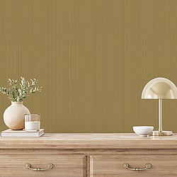 Galerie Wallcoverings Product Code 91965 - Energy Wallpaper Collection - Gold Colours - Silk Stripe Design