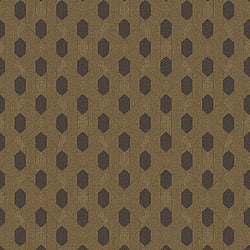 Galerie Wallcoverings Product Code AC60023 - Absolutely Chic Wallpaper Collection - Brown Metallic Black Colours - Art Deco Style Geometric Motif Design