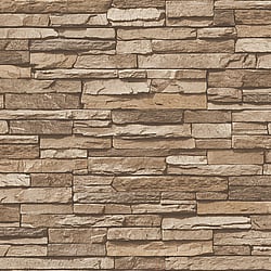 Galerie Wallcoverings Product Code BB51147 - The Bricks And More Wallpaper Collection - Beige Brown Colours - Graceful Granite Motif Design