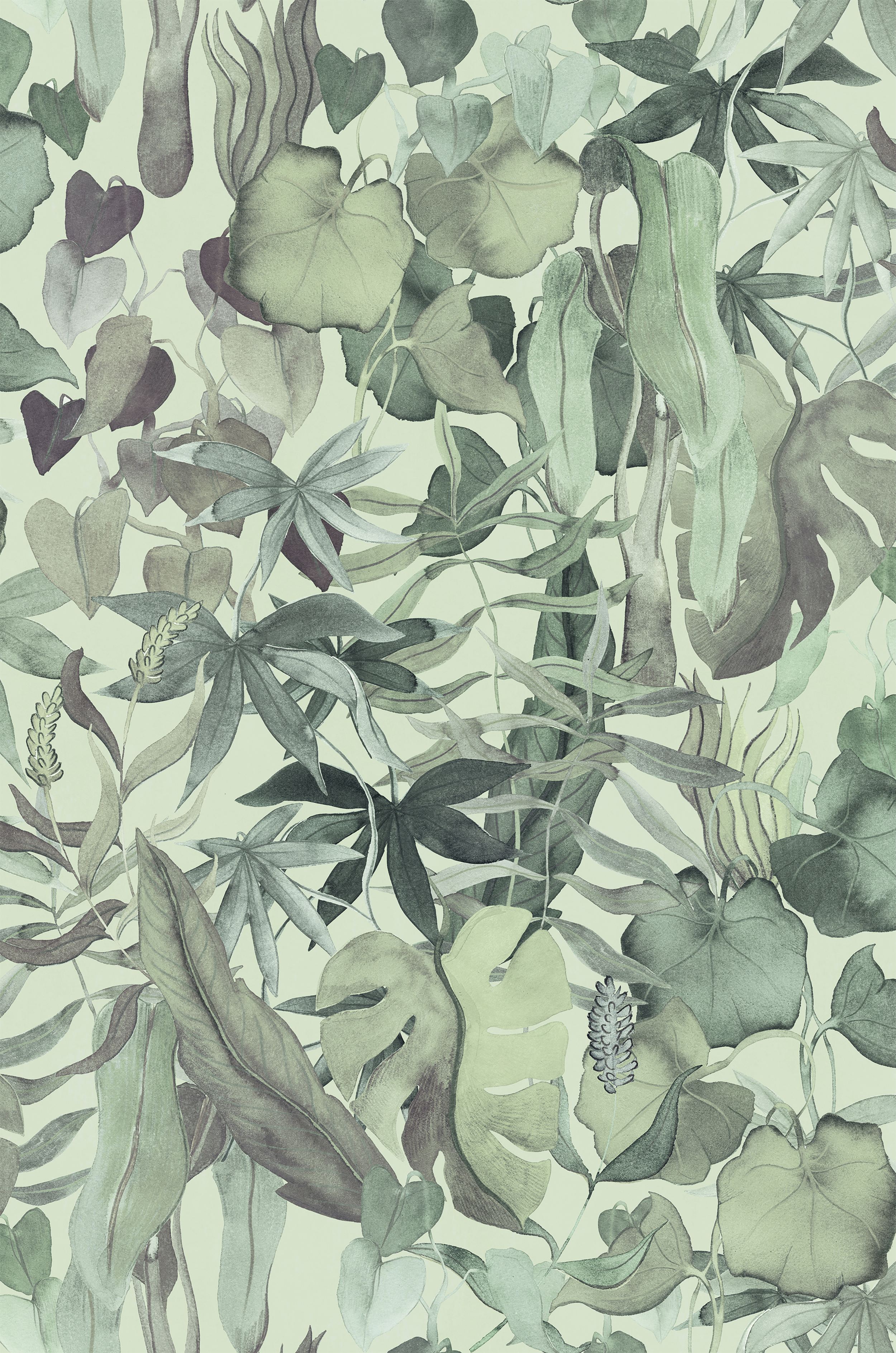 Galerie Wallcoverings Product Code: DW2010 - Designer Walls Wallpaper Collection Galerie Wallcoverings Product Code DW2010 - Designer Walls Wallpaper Collection - Greige Colours - Abstract Leaves Design