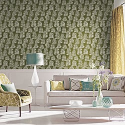 Galerie Wallcoverings Product Code DWP0365-01 - Zen Wallpaper Wallpaper Collection -  Tumbling Leaf Design