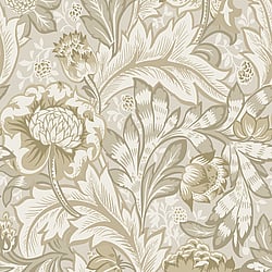 Galerie Wallcoverings Product Code ET12307 - Arts and Crafts Wallpaper Collection - Beige Tan Cream Colours - Acanthus Garden Design