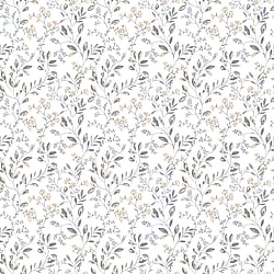 Galerie Wallcoverings Product Code G45454 - Just Kitchens Wallpaper Collection - Grey Beige Colours - Spring Leaf Trail Design