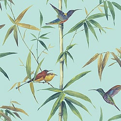 Galerie Wallcoverings Product Code G56411 - Global Fusion Wallpaper Collection -  Humming Birds Design