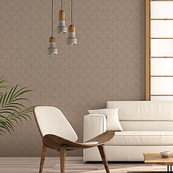 Galerie Wallcoverings Product Code G56605 - Texstyle Wallpaper Collection - Brown Ochre Colours - Hedgehog Design