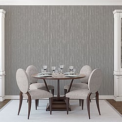 Galerie Wallcoverings Product Code G67708 - Special FX 2 Wallpaper Collection - Silver Grey Orange Colours - Glitter Stripe Design