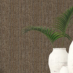 Galerie Wallcoverings Product Code G67765 - Natural FX 2 Wallpaper Collection - Bronze Brown Colours - Bamboo Design