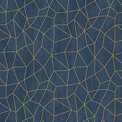 Galerie Wallcoverings Product Code G68082 - Special FX 2 Wallpaper Collection - Gold, Navy Colours - Glitter Web Design