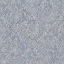 Galerie Wallcoverings Product Code G68088 - Special FX 2 Wallpaper Collection - Blue, Silver Colours - Special Damask Design