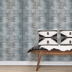 Galerie Wallcoverings Product Code G78288 - Bazaar Wallpaper Collection - Teal Black Colours - Bazaar Weave Design