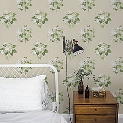 Galerie Wallcoverings Product Code G78500 - Secret Garden Wallpaper Collection -  Classic Bouquet Design