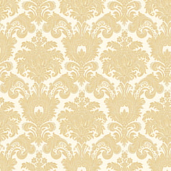 Galerie Wallcoverings Product Code IS33322 - Italian Silks And Damasks Wallpaper Collection - Yellow Colours - Damasco Allegro Design