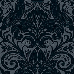 Galerie Wallcoverings Product Code LB25169 - Llewelyn-Bowen - Off The Wall Wallpaper Collection -  Damask Sauvage Design