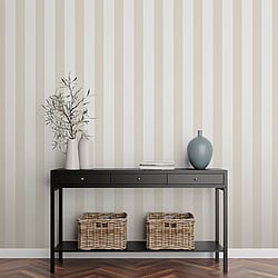 Galerie Wallcoverings Product Code SS21232 - Style Sisters Classic Wallpaper Collection -  Medium Stripe Natural Design