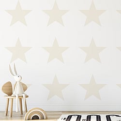 Galerie Wallcoverings Product Code SS21243 - Style Sisters Classic Wallpaper Collection -  Single Star Natural Design