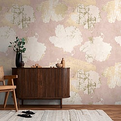 Galerie Wallcoverings Product Code WH45207M - Welcome Home Murals Wallpaper Collection - Yellow, Pink, White Colours - Vintage Flora Design