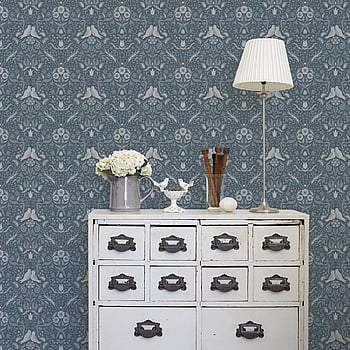 Galerie Wallcoverings Product Code 14028 - Ekbacka Wallpaper Collection - Blue Colours -  