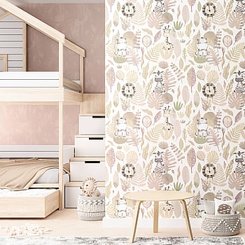 Galerie Wallcoverings Product Code 14884 - Little Explorers 2 Wallpaper Collection - Pink Colours -  