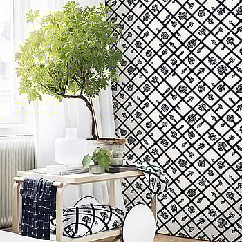 Galerie Wallcoverings Product Code 23345 - Marimekko 5 Wallpaper Collection - Black Colours -  