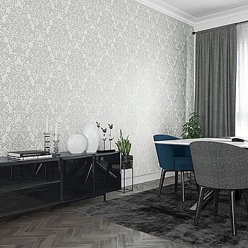 Galerie Wallcoverings Product Code 32602 - City Glam Wallpaper Collection - Grey White Colours -  