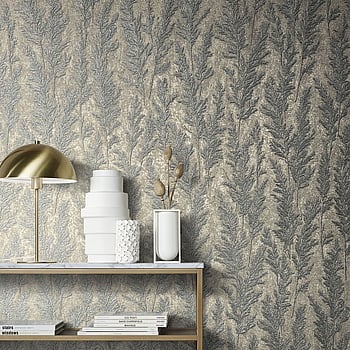 Galerie Wallcoverings Product Code 33209 - Natural Opulence Wallpaper Collection - Platinum Colours -  