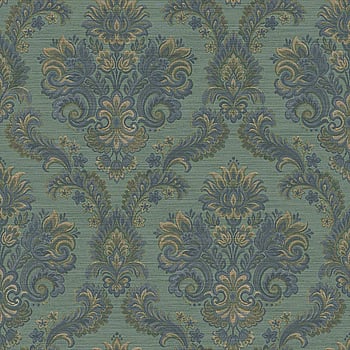 Galerie Wallcoverings Product Code 35945 - Ornamenta Wallpaper Collection - Green Blue Colours -  