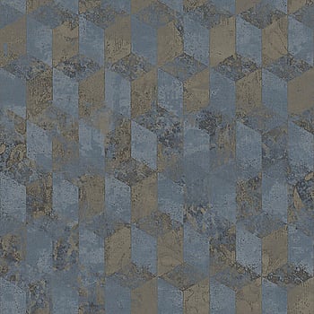 Galerie Wallcoverings Product Code 3757 - Tendenza Wallpaper Collection - Blue Gold Colours -  