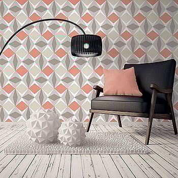 Galerie Wallcoverings Product Code 51144010 - Skandinavia Wallpaper Collection - Beige Grey Red Colours -  