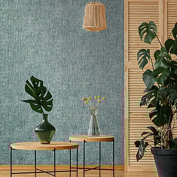 Galerie Wallcoverings Product Code 64993 - Crafted Wallpaper Collection - Green Silver Colours -  