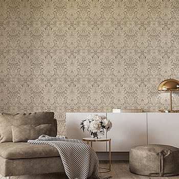 Galerie Wallcoverings Product Code 65190 - Precious Wallpaper Collection - Bronze Brown Colours -  