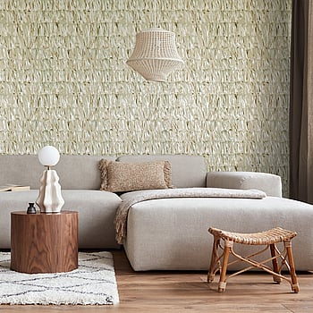 Galerie Wallcoverings Product Code 65312 - Salt Wallpaper Collection - Sage Colours -  