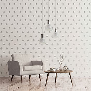 Galerie Wallcoverings Product Code 7012 - Emporium Wallpaper Collection - Cream Silver Colours -  