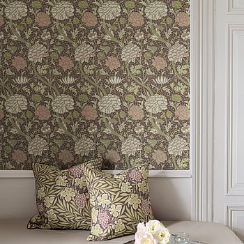 Galerie Wallcoverings Product Code 82036 - Hidden Treasures Wallpaper Collection - Green pink Colours -  