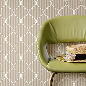 Galerie Wallcoverings Product Code 84018 - Cottage Chic Wallpaper Collection - Beige Colours -  
