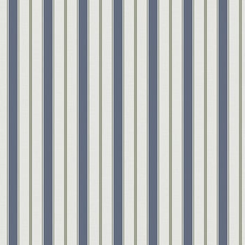 Galerie Wallcoverings Product Code 9816-1 - Essential Stripes Wallpaper Collection - Dark Blue Green Colours -  