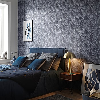 Galerie Wallcoverings Product Code AM30013 - Amazonia Wallpaper Collection - Blue Silver Colours -  